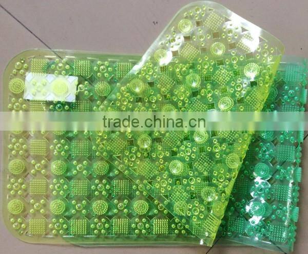 pvc bath shower mats/suction cup bath mats