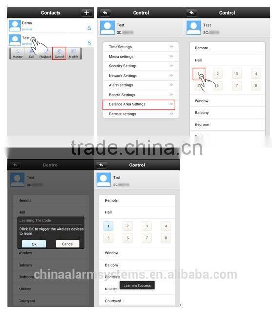 alarm system Video recorder IP camera security alarm system home security alarm
