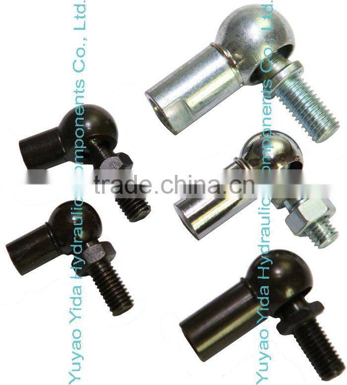20-8-21mm white zinc plated metal Ball Joint with M6 and M5 for Gas spring