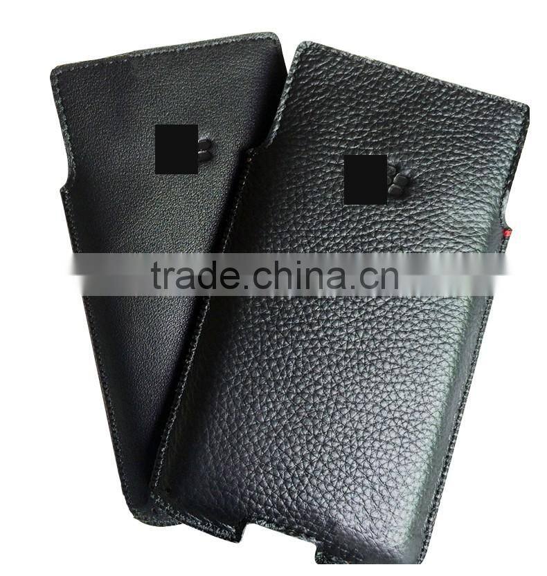 Leather Pouch Case For Blackberry Priv phone case for Blackberry Priv Leather case