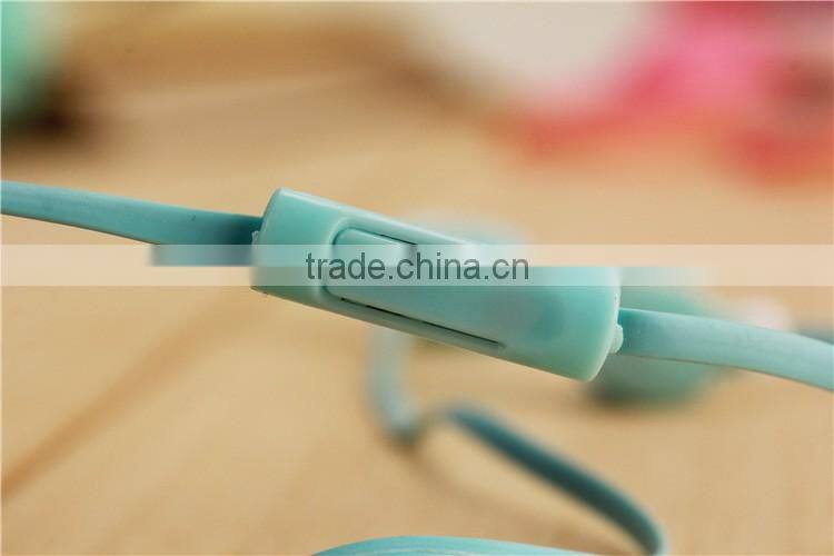 cute and cheap earphones with mic for kid and girl