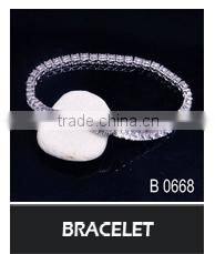 New gold magnetic bracelet with ruby stone for party