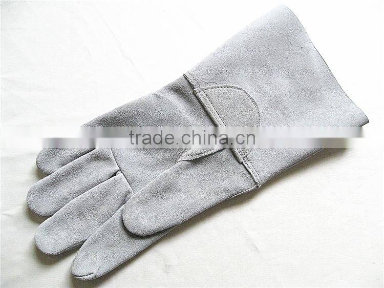 Factory Price Cow Split Leather Welding Gloves Exporters Of Faisalabad