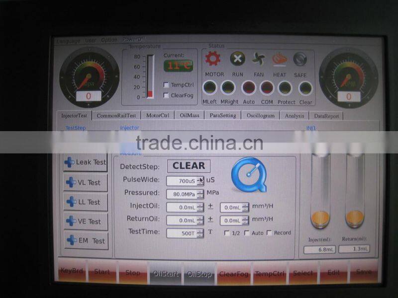 2015 CRI-200L common rail injector test bench with high quality
