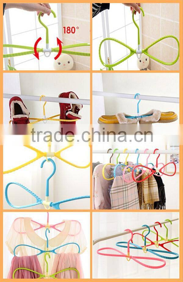 Top Sale High Quality Rotated Antiskid Clothes Hanger Wet and Dry Clothes Hanger