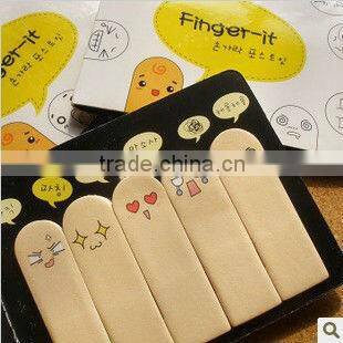 Figure shaped sticky note pads