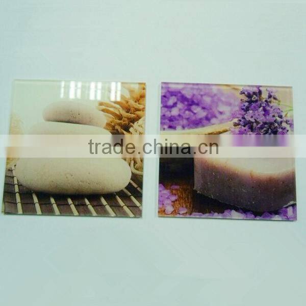5mm thickness Wall-mounted decorative acrylic painting design with screw