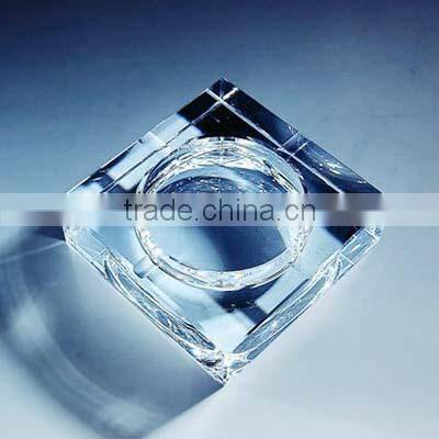 New invention crystal glass decoration crystalashtray for car