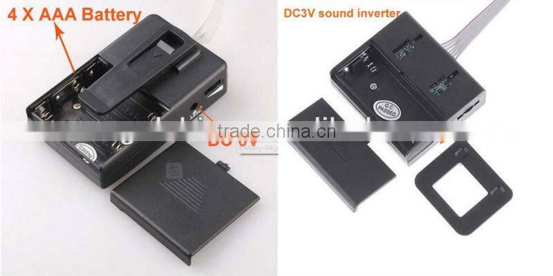 hot sales dc3v sound active el inverter for el t-shirt panel with CE/ROHs