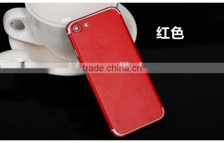 NEW Products for iPhone 7 plus leather sticker, vinyl sticker decal for iphone 7plus