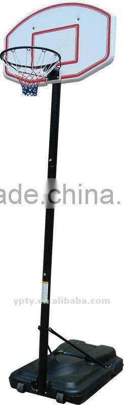 Portable outdoor adjustable basketball stand