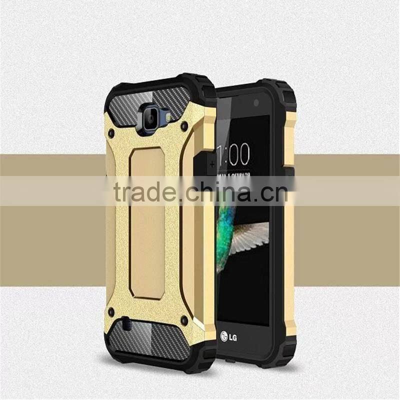 mobile phone case factory for lg k4 cover, for lg k4 plastic tpu hybrid armor combo back cover
