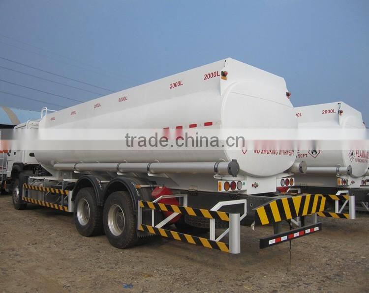 HOWO 6*4 chassis, CIMC LINYU 15-25m3 oil tank truck