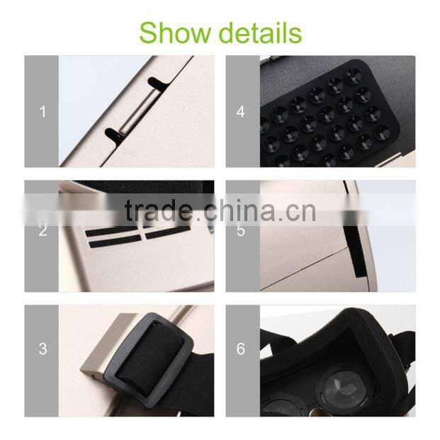 Best price New products portable 2nd generation VR BOX 2 3D Glasses for blue film video open sex video