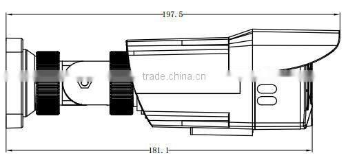 1/3" CMOS top 10 cctv cameras Waterproof 50M IR Distance with IR-CUT Filter Outdoor CCTV Products