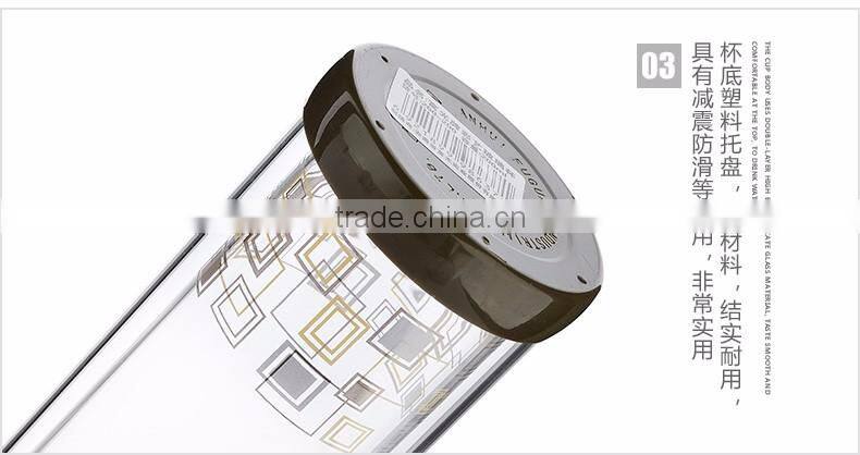 BPA Free Heat Resistant Borosilicate glass water bottles