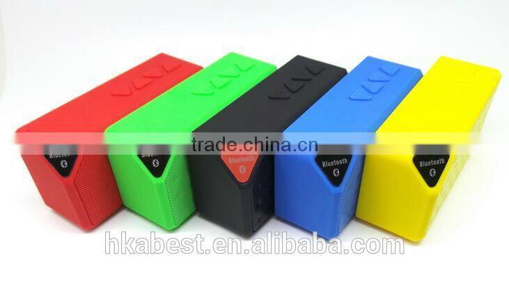 AI6507606 Bluetooth Speaker with Handsfree Mp3 Wireless Subwoofer Support TF Card/ USB/ Aux/ FM Radio 2015