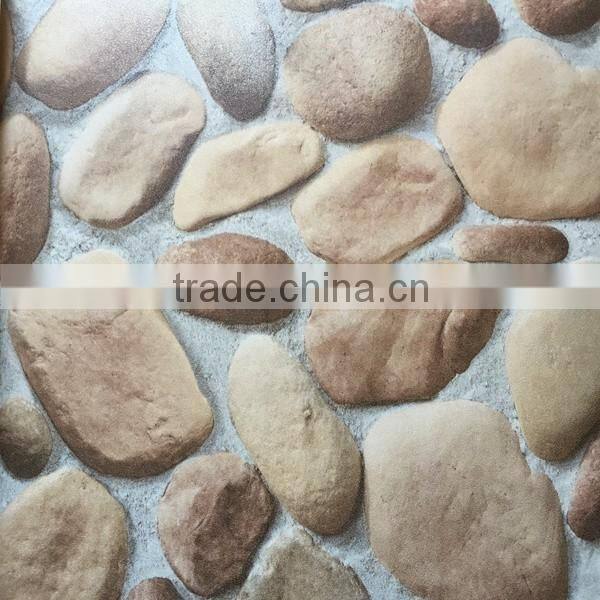 river rock pattern vinyl wallpaper