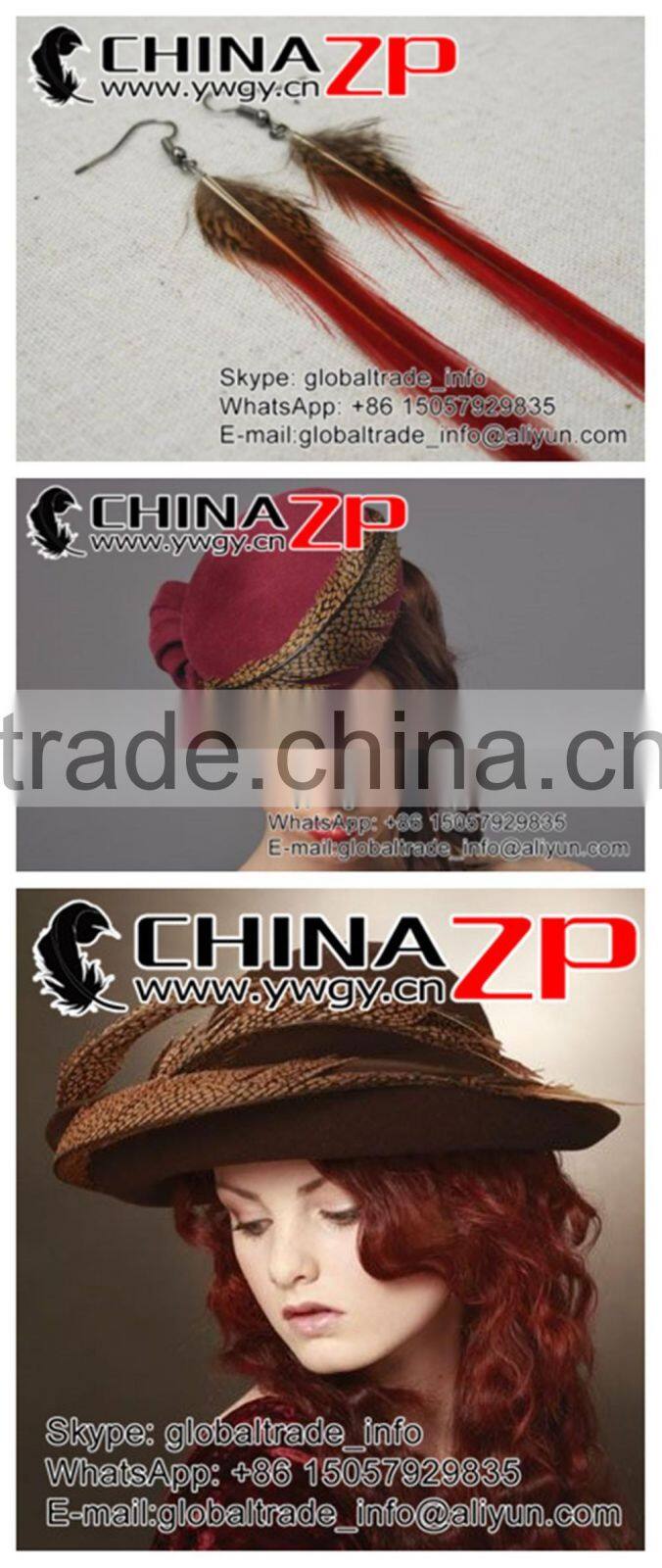 ZPDECOR Factory Wholesale Leading Selling Natural 15cm-20cm Golden Pheasant Tail Feathers for Carnivals