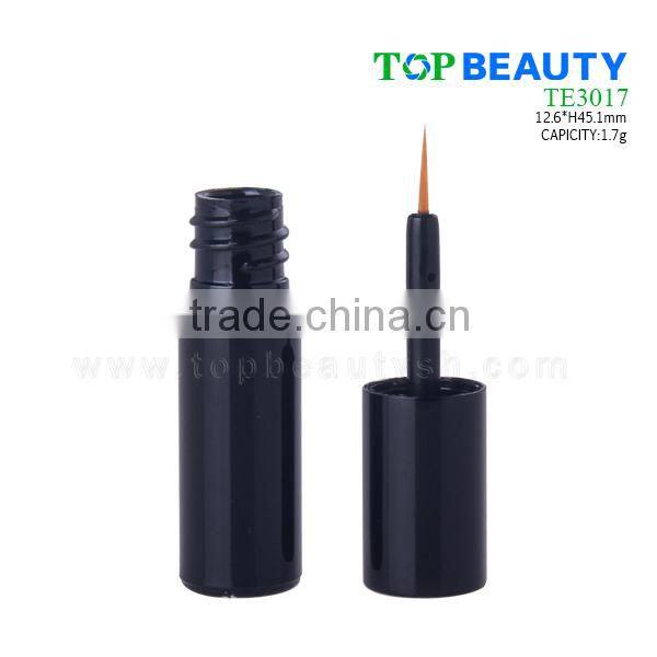 TE3017-1 Black Packaging Plastic Makeup Eyeliner Tubes Packaging