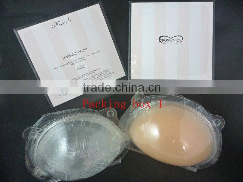 2014 Newest top quality silicone bra with glue with Stereo Perception Kiss Bobo