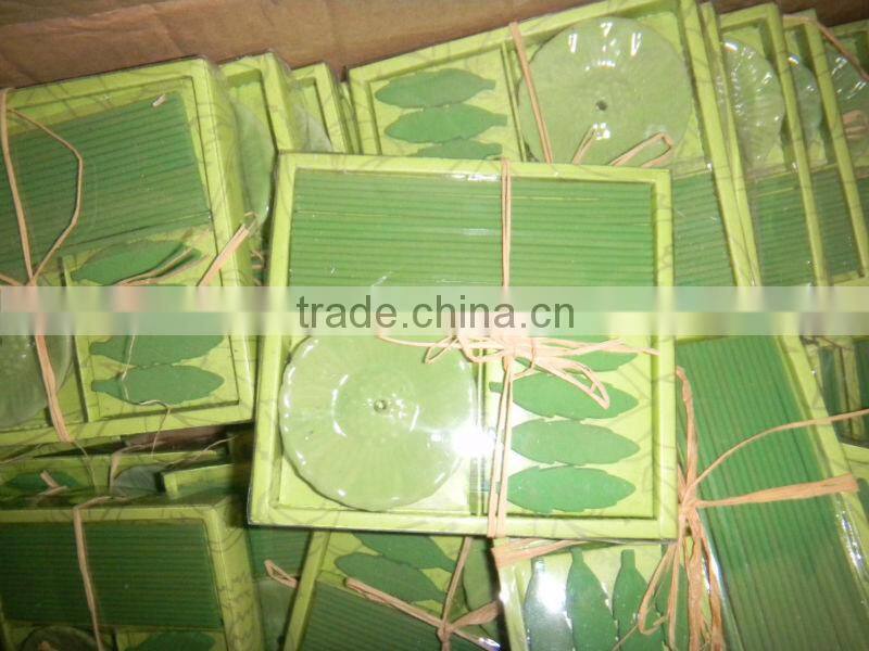 incense stick with ceramic incense holder gift set