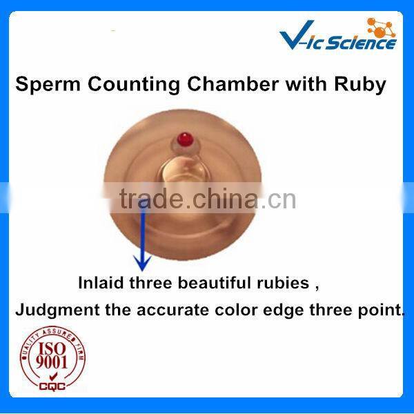 Clinical Examination Aids Sperm Counting Chamber with Ruby