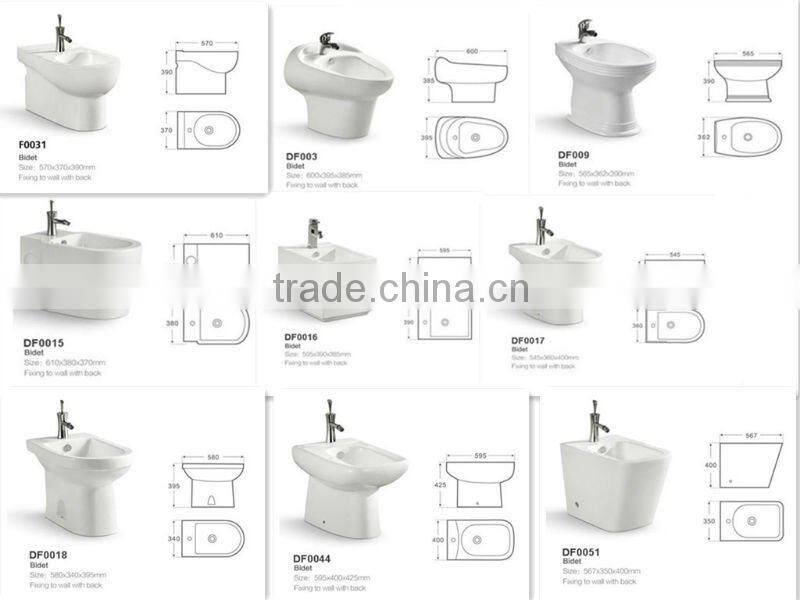 Sanitary Ware Ceramic Bidet shattaf DF0025