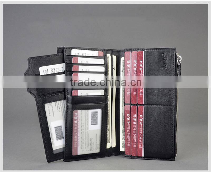 Customize Handmade Real Python Snakeskin Business Credit Card Wallet