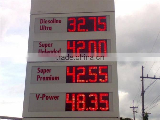 Customize supply 8 letter gas station digital led gas price sign gas station digital led gas price sign 18 inch gas station led