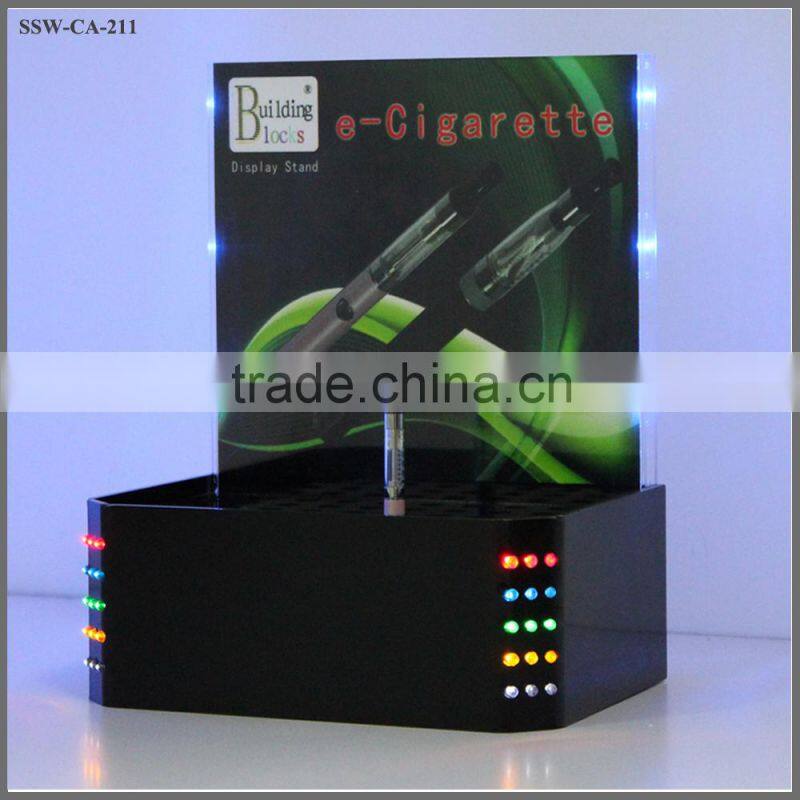 SSW-CA-212 Acrylic Smoke Juice Display Case with LED Lights