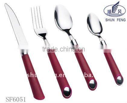 plastic handle cutlery