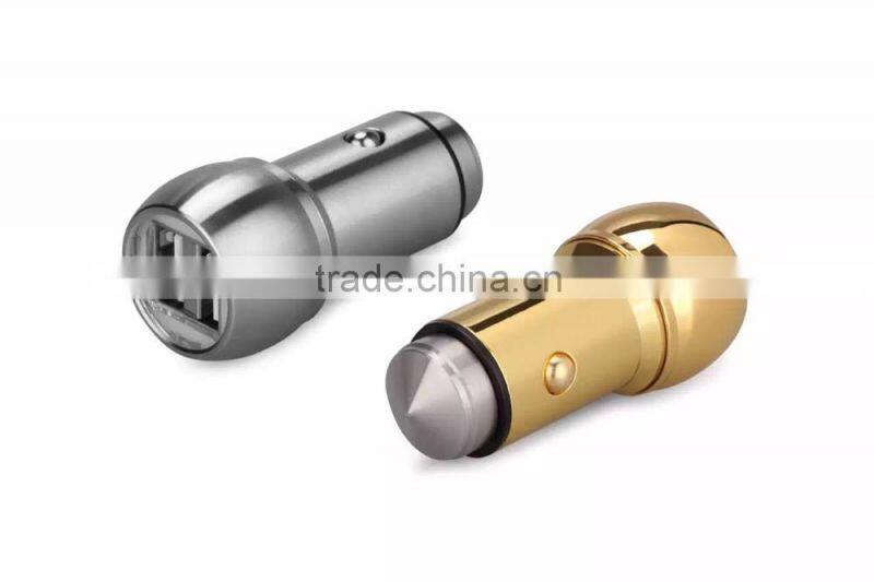 Promotional portable dual USB car charger adapter for Mobile Phone car charger