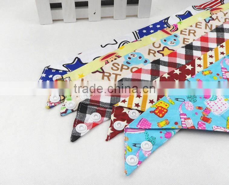 Twill Cotton Baby Drool Bib Bandana for Toddler Kids / Pretty Twill Terry Cotton Baby Towel