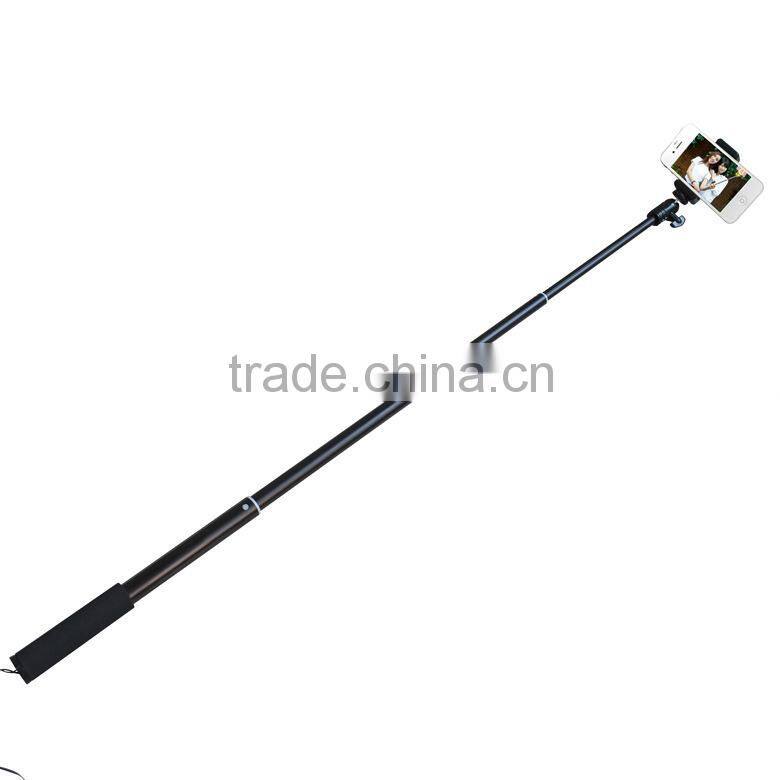 Hot sale aluminum material selfie stick popular mini monopod made in China