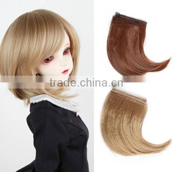 wholesale 5cm length hair piece for bjd/blythe doll wig