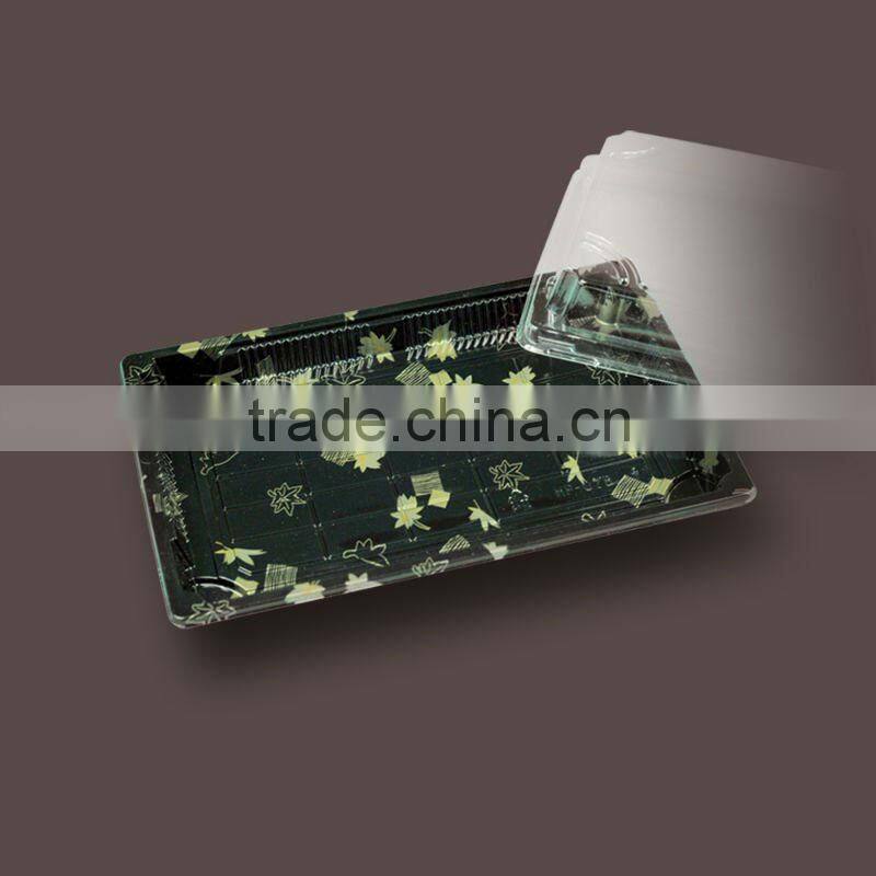 High quality pp black tray for food