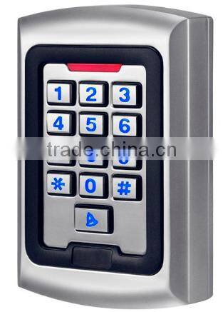 Waterproof Keypad Standalone metal Door Access Control keypad with back light