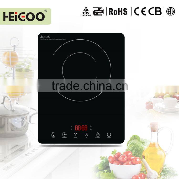 Glass ceramic pan electric commercial induction cooker