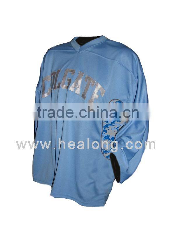 Hard wearing material custom team ice hockey uniform