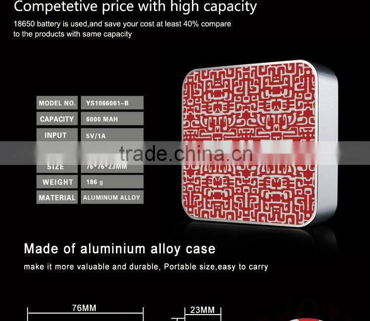 Rohs harga power bank square power bank 7800mah