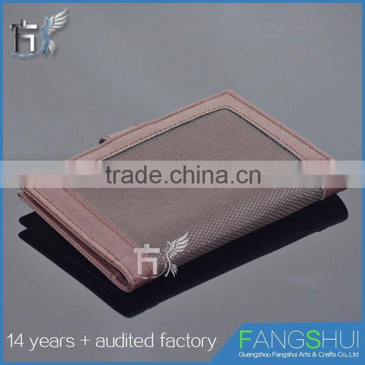 Hot sale leather brown custom logo wallet genuine