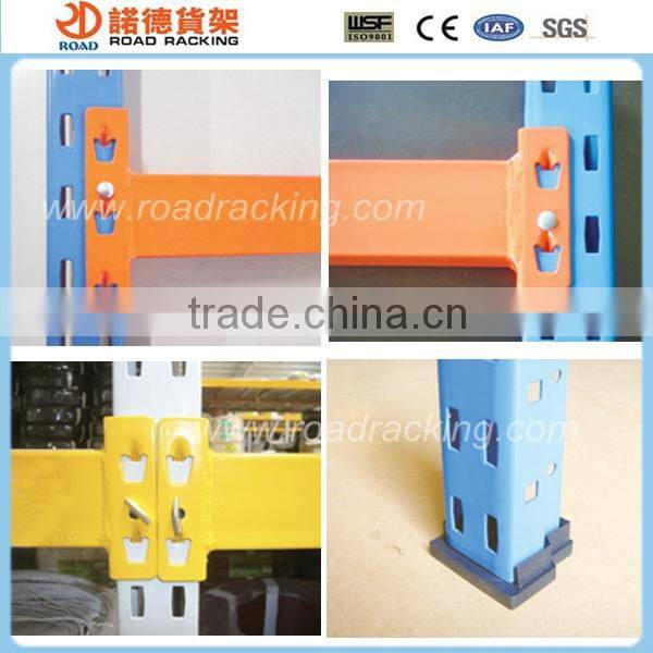 Adjustable metal shelving