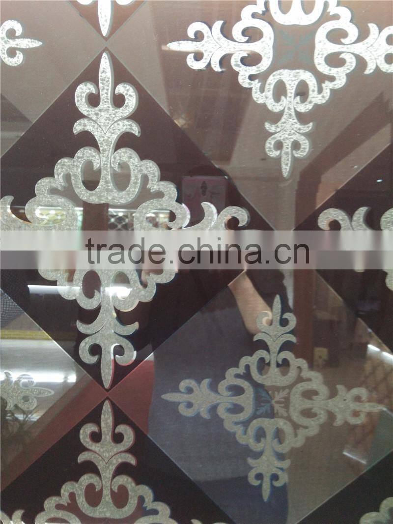 ice flower glass, kitchen cabinet door glass,art glass