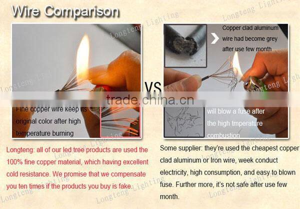 waterproof led branch flower trees light