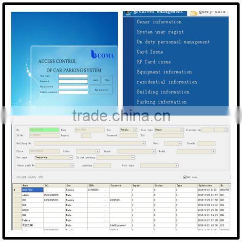 vehicle parking access control system for parking lot management