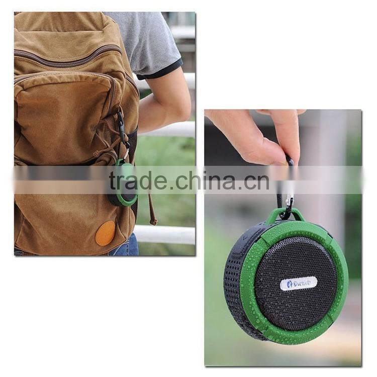 C6 portable Bluetooth Shower Speaker with Microphone
