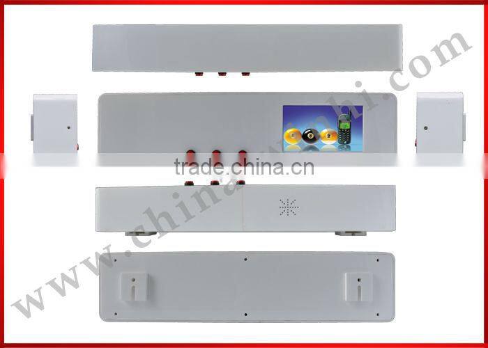 7 inch portable external push button video wall indoor use battery power media player car digital media player