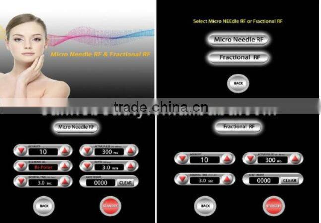 Facial resurfacing acne scar removal treatment fractional rf