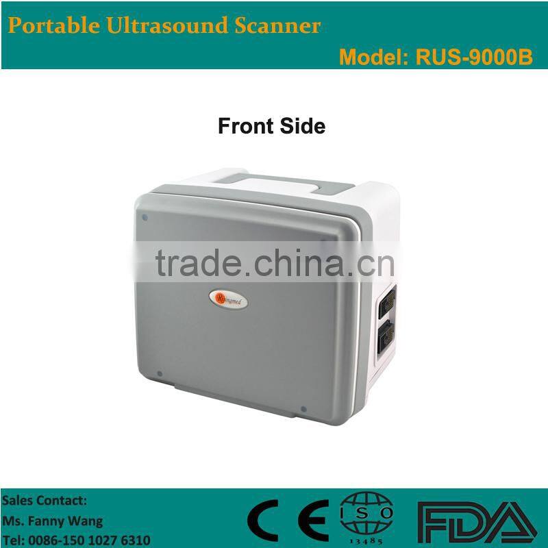 Factory price!CE approved Notebook B-Mode Ultrasound Scanner with 7.5Mhz multi-frequency linear probe RUS-9000B